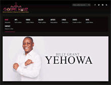 Tablet Screenshot of gospelhauz.com